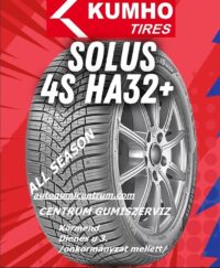kumho all season -kumho solus 4s ha32-kumho négyévszakos gumi- centrum gumiszerviz kft-gumibolt és szerviz-kormend-