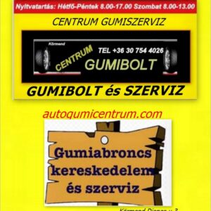 centrum-gumiszerviz kormend-autogumicentrum-gumibolt-es-szerviz-Gumiabroncs kereskedelem és szerviz-nyári gumi-új-használt nyári gumik-kormend