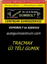 tracmax új téli gumik centrum gumiszerviz kft-gumibolt és szerviz kormend