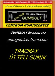 tracmax új téli gumik centrum gumiszerviz kft-gumibolt és szerviz kormend