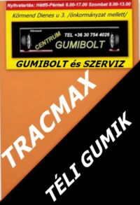 tracmax új téli gumik-új téligumik-téli gumi-téligumi-centrum gumiszerviz-kormend