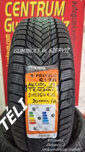215 60r16 TRACMAX új téli gumi-tracmax x privilo s130-új téligumi-215 60r16