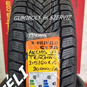 215 60r16 TRACMAX új téli gumi-tracmax x privilo s130-új téligumi-215 60r16
