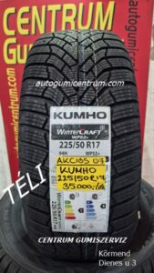225 50R17 KUMHO új téli gumi-téligumi-akcios kumho-új téli kumho