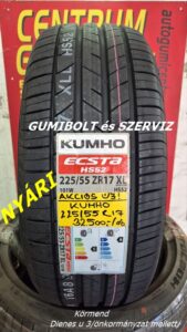 225 55R17 KUMHO nyári gumi-webaruhaz-centrum-gumiszerviz-gumibolt-es-szerviz-kormend-