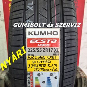 225 55R17 KUMHO nyári gumi-webaruhaz-centrum-gumiszerviz-gumibolt-es-szerviz-kormend-