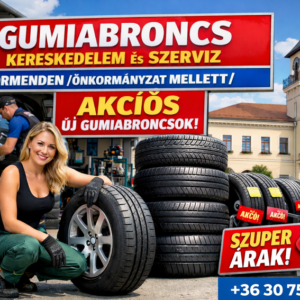 Gumiabroncs kereskedelem és szerviz. - KÖRMENDEN ÖNKORMÁNYZAT MELLETT AKCIÓS ÚJ GUMIABRONCSOK - GUMIBOLT ÉS SZERVIZ -
