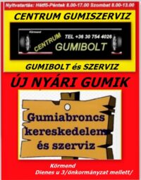 Gumiabroncs kereskedés és szerviz-új nyári gumik-centrum-gumiszerviz kormend-nyári gumi-gumibolt-es-szerviz-nyárigumik-