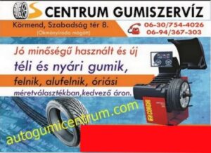 akcios-nyari-gumi-új nyári gumik-új téli gumik-használt nyári-használt téli gumik-gumibolt-es-szerviz-kormend-centrum-gumiszerviz