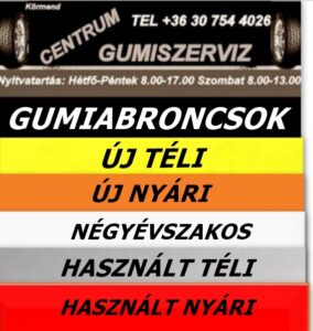 195/55R16 gumibroncsok- gumiabroncsok -téli gumik-nyári gumik-négyévszakos gumik-használt téli gumik-használt nyári gumik