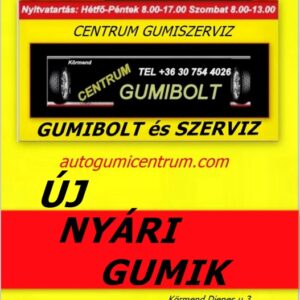 új nyári gumik-nyári gumiabroncs-nyári gumi-centrum gumiszerviz