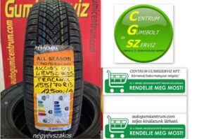 155 70R13 Tracmax négyévszakos gumi - 4 évszakos gumi - 155 70r13 all season-