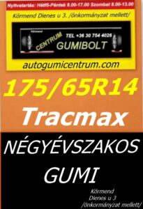 175 65R14 Tracmax négyévszakos gumi--all season gumik, egész évben, akcios négyévszakos-négyévszakos gumi-175 65R14