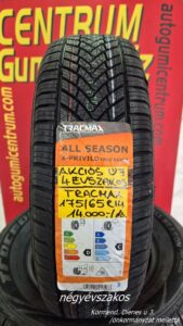 175 65R14 Tracmax négyévszakos gumi-all season gumik, egész évben, négyévszakos-négyévszakos-