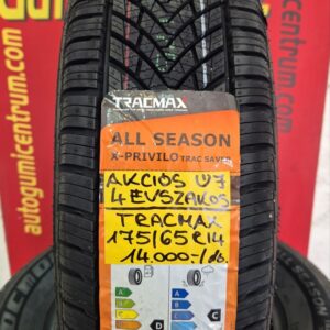 175 65R14 Tracmax négyévszakos gumi-all season gumik, egész évben, négyévszakos-négyévszakos-