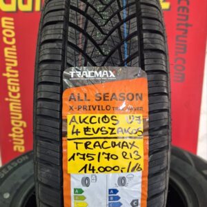 175 70R13 Tracmax négyévszakos gumi-all season gumik, egész évben, négyévszakos-négyévszakos-