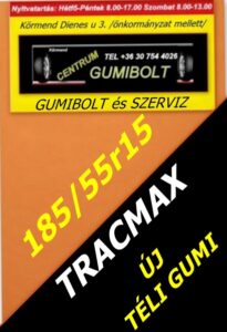 185 55r15 Tracmax új téli gumi-Tracmax új téli gumi-185 55r15