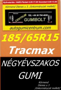 185 65R15 Tracmax négyévszakos gumi--all season gumik, egész évben, akcios négyévszakos-négyévszakos gumi-185 65R15