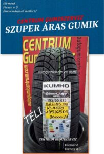 195 65r15 kumho szuper áras téli gumik-új téli gumi-téligumi-akcios téli gumi-téligumik-