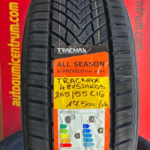 205 55R16 tracmax négyévszakos-all season gumi akciós áron - Autógumicentrum Körmend
