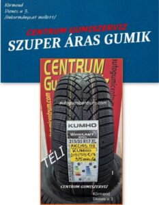 215 55r17 kumho szuper áras téli gumik-új téli gumi-téligumi-akcios téli gumi-téligumik-