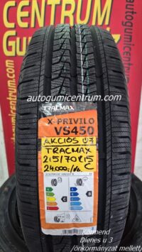 215 70r15C Tracmax téli kisteher-erősített gumi-új C-s téli gumi-C-s autógumik- nagyobb teherbírásu téli gumi-új téli kisteher gumik