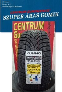 225 40r18 kumho szuper áras téli gumik-új téli gumi-téligumi-akcios téli gumi-téligumik-