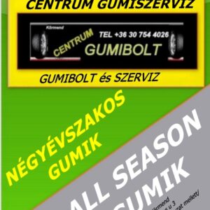 négyévszakos gumik- all season gumi- A S gumi- Tracmax négyévszakos gumi Trac Saver-all season--egész évben- centrum gumiszerviz