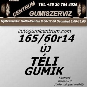 165 60r14 új téli gumi-uj-teli-gumi-teligumi-teli-gumi-uj-gumik-uj-teli-gumiabroncs-
