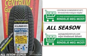 205-55r16- all season - kumho - negyevszakos - gumi-all-season-gumik-4-evszak - 4 evszakos