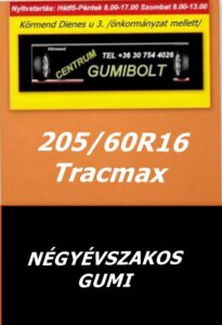 205 60R16 Tracmax négyévszakos gumi - all season gumik, egész évben, akcios négyévszakos-négyévszakos gumi- 205 60R16