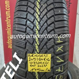 205/60r16 használt téli gumi Bridgestone 4db