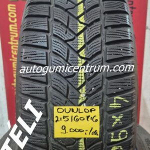 215/60r16 használt téli gumi Dunlop 4db