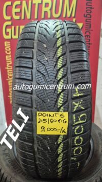 215/60r16 használt téli gumi Points. 4db
