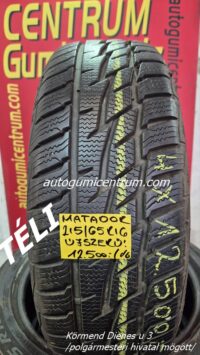 215/65r16 használt téli gumi Matador 4db