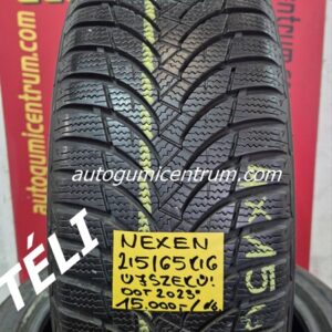 215/65r16 használt téli gumi Nexen 4db