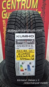 225 45R18 KUMHO új téli gumi - Kumho WinterCraft WP52 225 45 R18 95V XL téli gumi