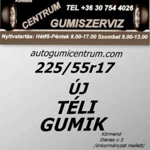 225 55r17 új téli gumik-téligumi-téli gumi-új gumik-új téli gumiabroncs-