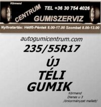 235 55R17 új téli gumik-téligumi-téli gumi-új gumik-új téli gumiabroncs-