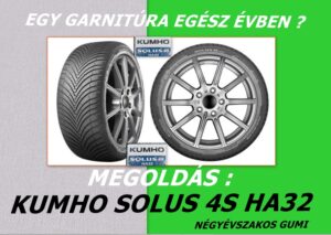 195/65R15 KUMHO négyévszakos gumi. - 4évszak - kumho all season - kumho - negyevszakos - gumi-all-season-gumik-4-evszakos - 4 evszakos gumik--