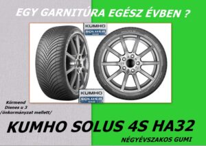 195/65R15 KUMHO négyévszakos gumi. - 4évszak - kumho - negyevszakos - gumi-all-season-gumik-4-evszakos - 4 evszakos- kumho egész szezonban -