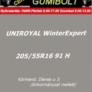 205 55r16 Uniroyal WinterExpert téli gumi - UNIROYAL WinterExpert - 205 55R16 - UNIROYAL WinterExpert 91 H 205 55R16
