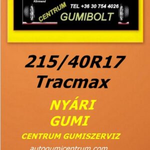 215 40R17 Tracmax nyári gumi - Tracmax nyári gumi - nyári gumi - nyárigumi