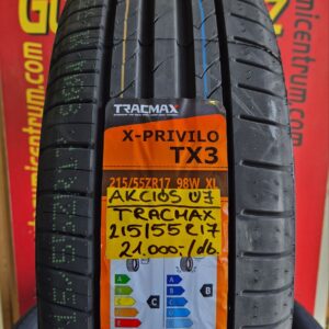 215 55R17 Tracmax akciós nyári gumi - Tracmax X Privilo TX3 215 55 R17 98W nyári gumi .