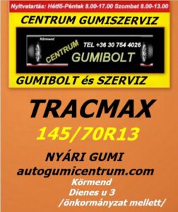145 70R13 új nyárigumi-tracmax-uj-nyari-gumik-tracmax-nyari-gumi-gumibolt-es-szerviz-tracmax-nyarigumik