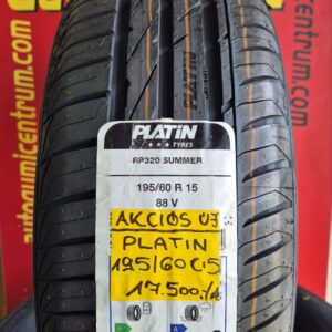 195 60R15 Platin nyári gumi - 195 60R15 Platin új nyári gumi - 195 60R15 Platin RP320 nyári gumi -
