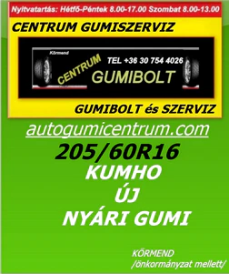 205-60R16-kumho-uj-nyari-gumi-centrum-gumiszerviz-autogumicentrum-gumibolt-es-szerviz-kormend - 205-60R16-kumho-akcios-nyari-gumi-