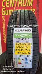 205 60r16 Kumho nyári gumi - 205 60r16 kumho ecowing es31 nyári gumi