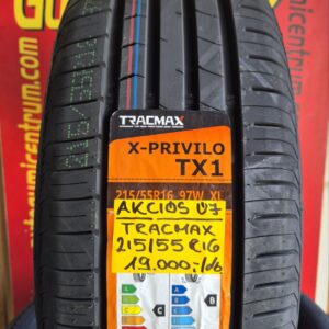 215 55R16 Tracmax akciós nyári gumi - 215 55R16 új akciós nyári gumi - autogumicentrum
