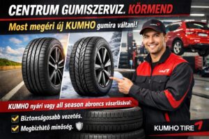 kumho nyári négyévszakos gumi - CENTRUM GUMISZERVIZ. KÖRMEND. - Most megéri új KUMHO gumira váltani. - KUMHO nyári vagy all season abroncs - autogumicentrum - gumibolt és szerviz